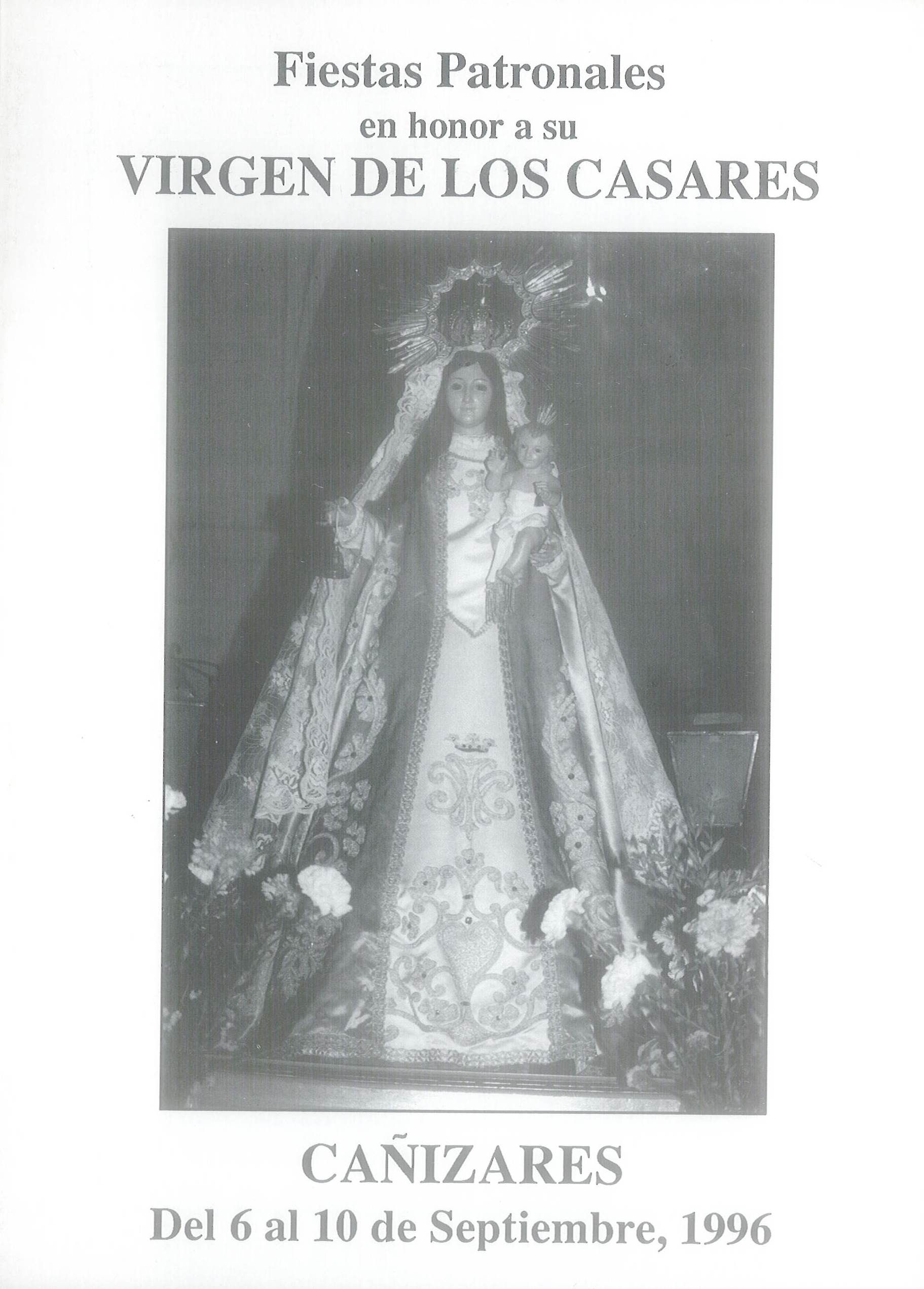 Fiestas en honor a la Virgen de los Casares 1996 Cañizares
